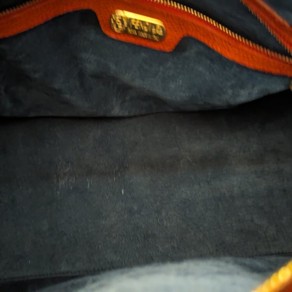 Vintage Fendi leather Boston bag Constellation Series - Picture 7 of 9